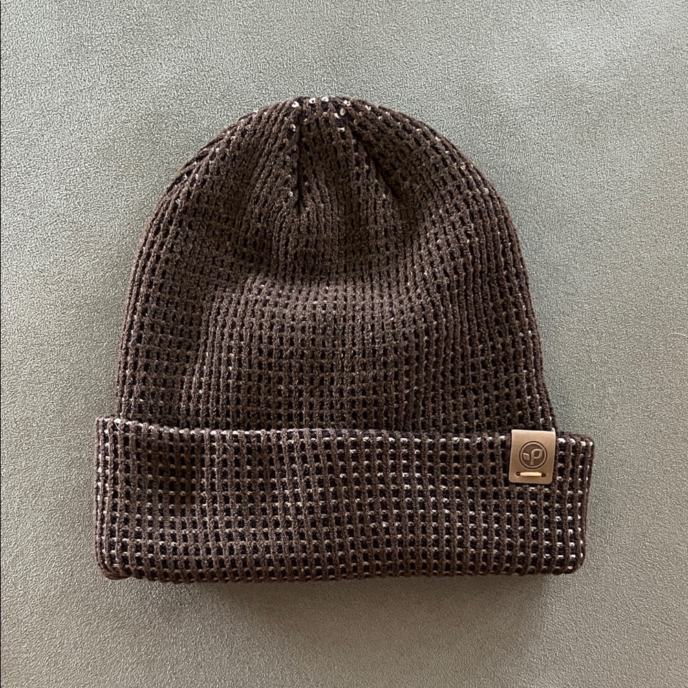 Pistil Brown and Tan Knit Beanie